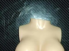 i'm jerking off with dolly's tiny tits for fun