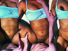 Stepmom seduces friend's boyfriend in apartment! 😳