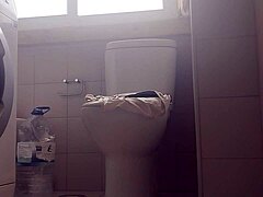 He shaves big cock and spits out loads of milk