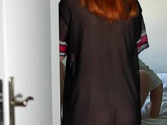 Hot couple caught fucking hard in Airbnb rental space