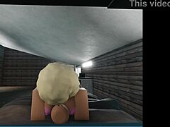 Wow! This BBW Gets Eaten Out Then Fucked Hard In Roblox Action!