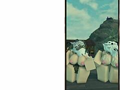roblox military girl dominates sexy cowgirl dance