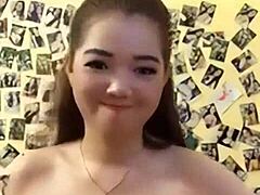 beautiful asian lady shines with stunning charm in video