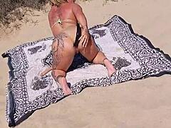 Damn! A Good Bitch Fucked Hard on the Beach