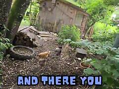 chicken feeding station with cool tattoo designs