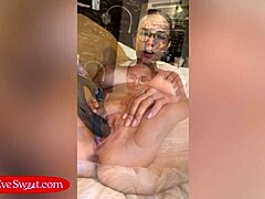Cute French Teacher Records Solo Play with Big Dildo for Intense Climax