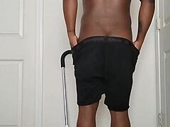 Good Morning Undressing to Spread Buttocks Wide Open