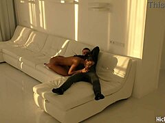 Black Asian Teen Craves Riding Red Cock Hard