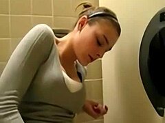 Quick Orgasm in the Toilet as Mature Mommy Squirts During Massage. Her Pussy Gets Worked Hard by Amateur Hands.