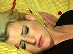 Holy hell, slutty blonde Kia Winston takes epic ass pounding with creampie!