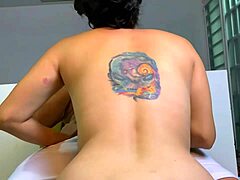 hey, check this out... filming my busty pale stepmom riding me hard till i burst