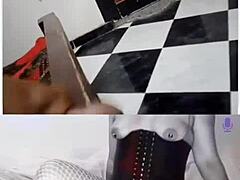 Latina milf webcam dildo play