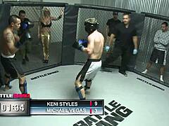 Man, banging in an MMA ring with this sexy milf was wild!