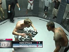 Man, banging in an MMA ring with this sexy milf was wild!
