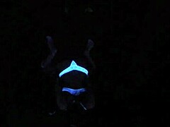 scarlett johnson gets wild in blacklight pov sex scene