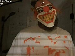 Pissy the Clown dominates with wild shower play in a raw tattooed encounter.