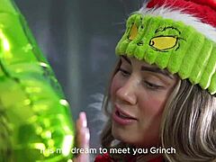 This Christmas turned wild with hardcore sex alongside the Grinch and Sara Blonde.
