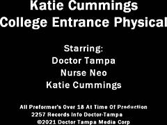 hey, watching dr tampa do my university physical - katie cumming.