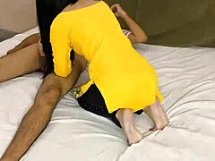 Punjabi stepmom gets naughty in family sex with Hindi audio.