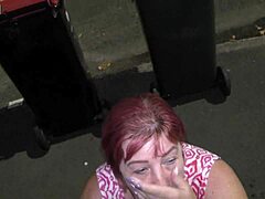 Trashy Kiwi Milf Humiliated and Soaked in Public Street