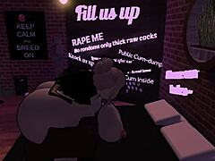 Puta en Roblox FOLLANdo hard with a big black cock in wild action