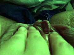 Wow, check my hairy pussy getting a wet massage today! 😍