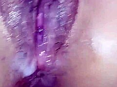 I mess up penetrating her hairy pussy, then shave it clean