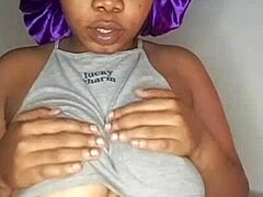 caramel-melony serves huge melons with blowjob lips for breakfast