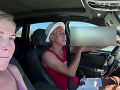 Hey, check out Alexey Panin, Sugarnadya, and her busty girlfriend on a wild nudist beach in San Diego
