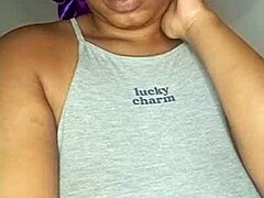 caramel-melony serves huge melons with blowjob lips for breakfast