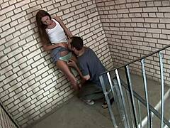 Kristine, Russian beauty, screws Oliver hard in heels and more