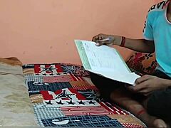 Desi village student bangs his female tuition teacher hard