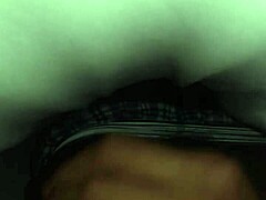 masturbating in bed with quiet focus
