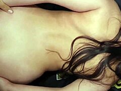 Perfect teen babe serves her man using every hole.