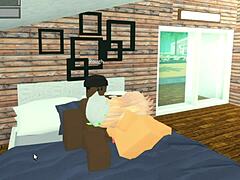 roblox slut gets deep throat by bbc