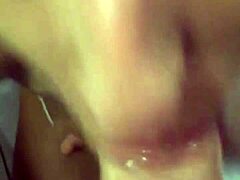 How does Vilja handle such a sloppy POV blowjob?