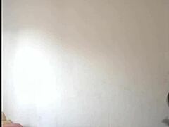 19yr old nympho teases in sensual bath. fondling my petite nude ass turns me on!