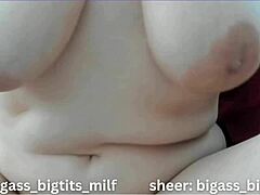 Curvy Latina milf shows off camel toe in wild solo