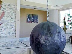 Man, wreckin’ ball parody sex with skinny Miley May!