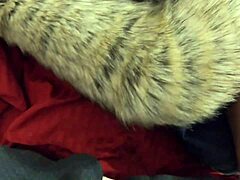 milfycalla preview - fur coat and heels masturbation! 🔥