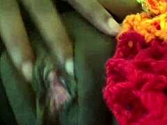 Wow! Homemade Ebony Amateur Squirts Solo with Dildo