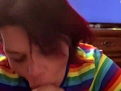 Cheating Milf Takes Big Black Cock Deep in Throat