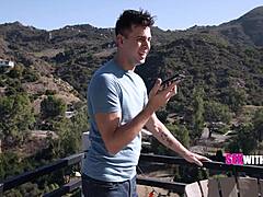 caught wanking to stepmom's big tits for college clout, alexis malone and kai jax mess up