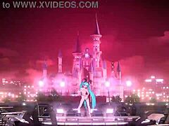 hatsune miku in full nude bunny costume mod looks stunning