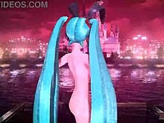 hatsune miku in full nude bunny costume mod looks stunning