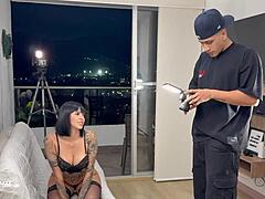 Petite Colombian Model Luna Vitaler Pays Photographer Max Betancur with Hot Sex!