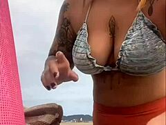 I'm at the beach, swollen and wet, ready for some action!