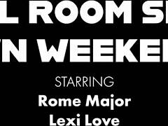 Hey Lexi Love, how does it feel getting pounded doggystyle by Rome Major's huge rod?