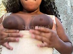 This naughty Latina slut squirts hard while pleasing herself with intense solo play