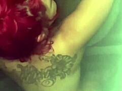 real redhead hooker gets bareback action & customer cums inside 😲